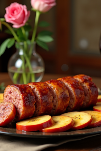 Accord parfait : boudin au four aux pommes et vin rouge