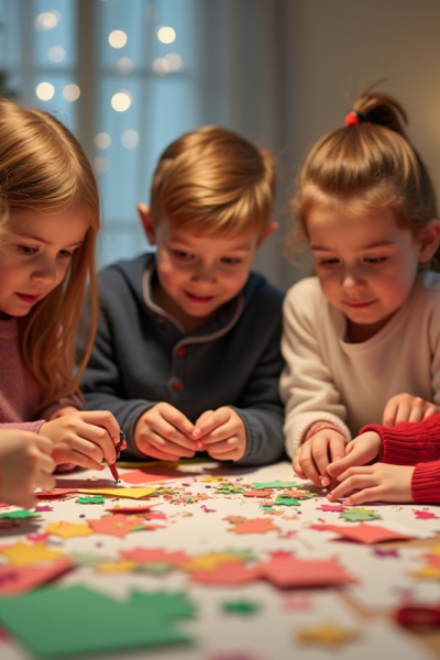 Éveiller la créativité des enfants avec des activités manuelles sur Noël