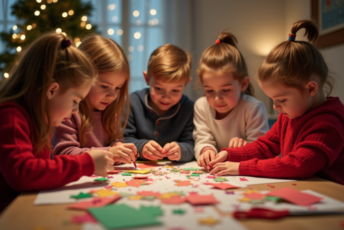 Éveiller la créativité des enfants avec des activités manuelles sur Noël