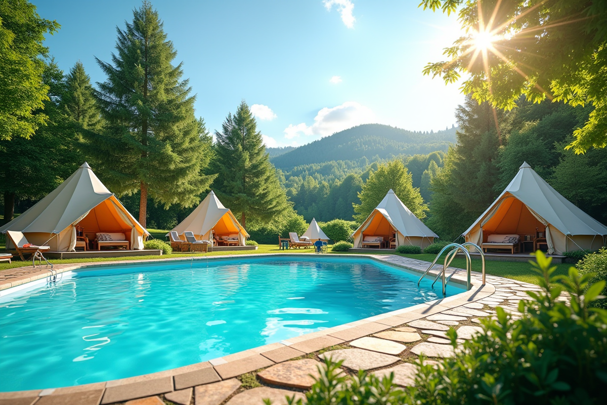 Les campings en Alsace avec piscine : havres de paix et de détente