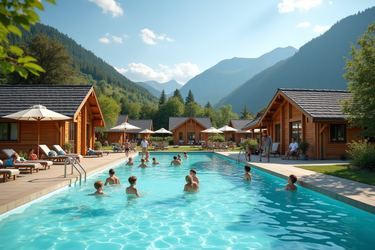 camping piscine